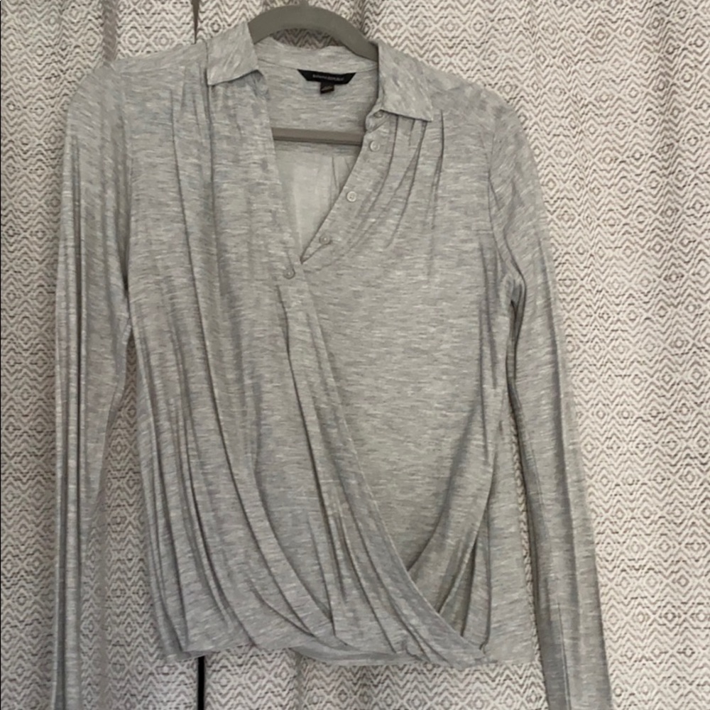 Light grey blouse